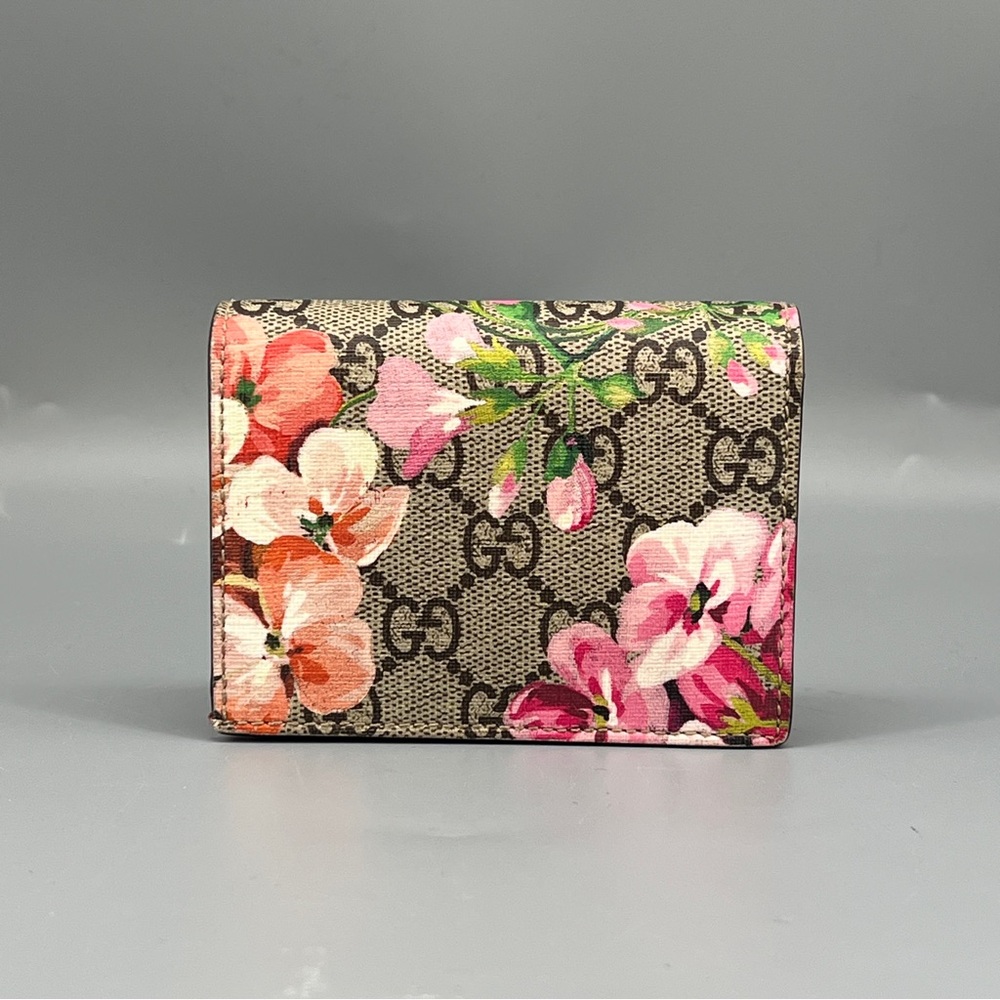 Authentic Gucci Bloom GG Canvas Wallet